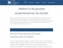 Tablet Screenshot of hetvliegendepaard.nl